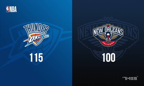 贵丰配资 维金斯28+7+7 卡尔森26+10 雷霆轻取鹈鹕