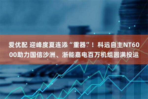 爱优配 迎峰度夏连添“重器”!科远自主NT6000助力国信沙洲、浙能嘉电百万机组圆满投运