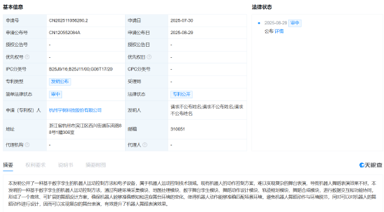 五五策略 宇树科技公布数字孪生的机器人运动控制专利，可实现复杂的舞台表演